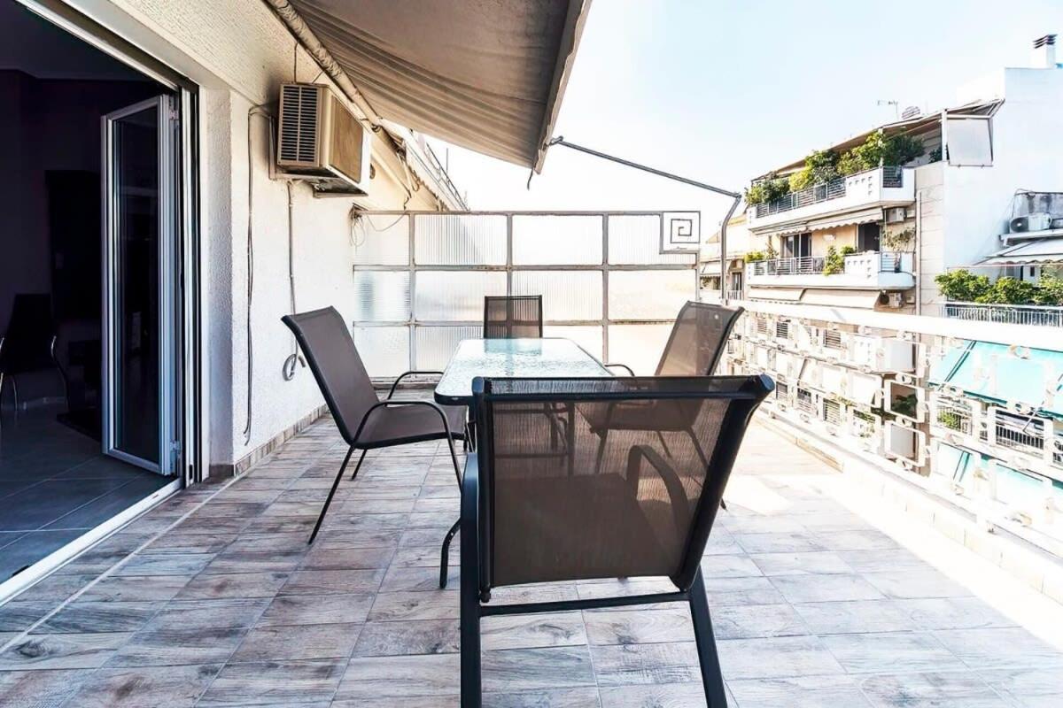 Topfloor Central Apt With Urban Views,3' To Metro Ateny Zewnętrze zdjęcie
